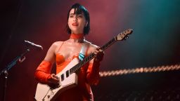 AUSTIN, TX - OCTOBER 06: St. Vincent performs during the 2018 Austin City Limits Music Festival at Zilker Park on October 6, 2018 in Austin, Texas. (Photo by Tim Mosenfelder/Getty Images)