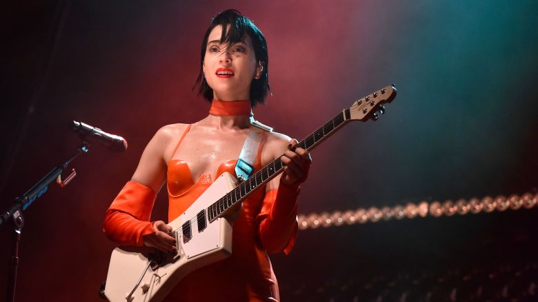 AUSTIN, TX - OCTOBER 06: St. Vincent performs during the 2018 Austin City Limits Music Festival at Zilker Park on October 6, 2018 in Austin, Texas. (Photo by Tim Mosenfelder/Getty Images)