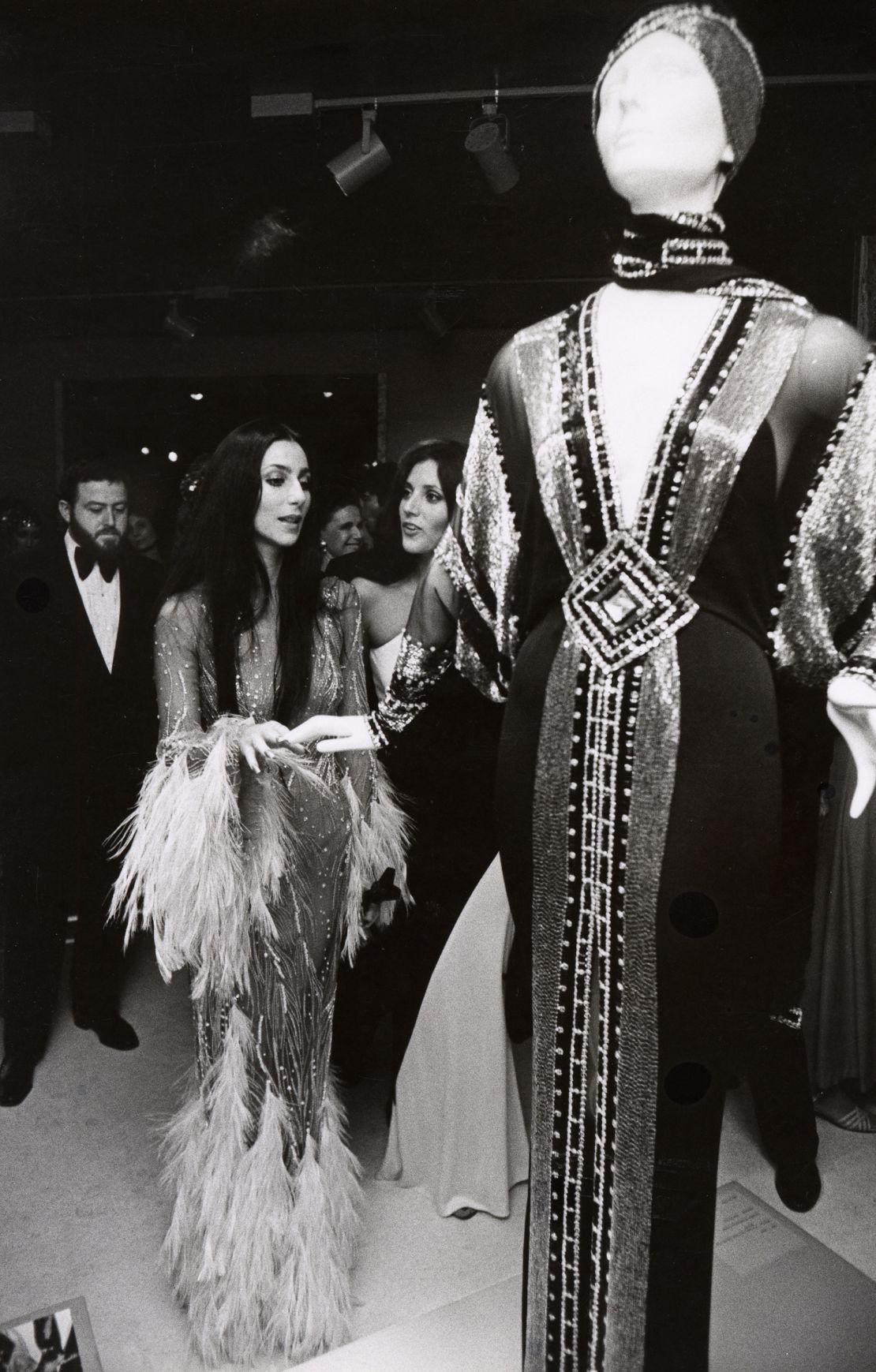 Cher at the "Romantic and Glamorous Hollywood Design" exhibition at the Metropolitan Museum of Art.