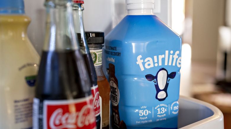 Coca-Cola Co. brand Fairlife ultrafiltered milk sits on display in an arranged photograph taken in Tiskilwa, Illinois, U.S., on Monday, Oct. 29, 2018. The Coca-Cola Co. is scheduled to release earnings figures on Oct. 30. Photographer: Daniel Acker/Bloomberg