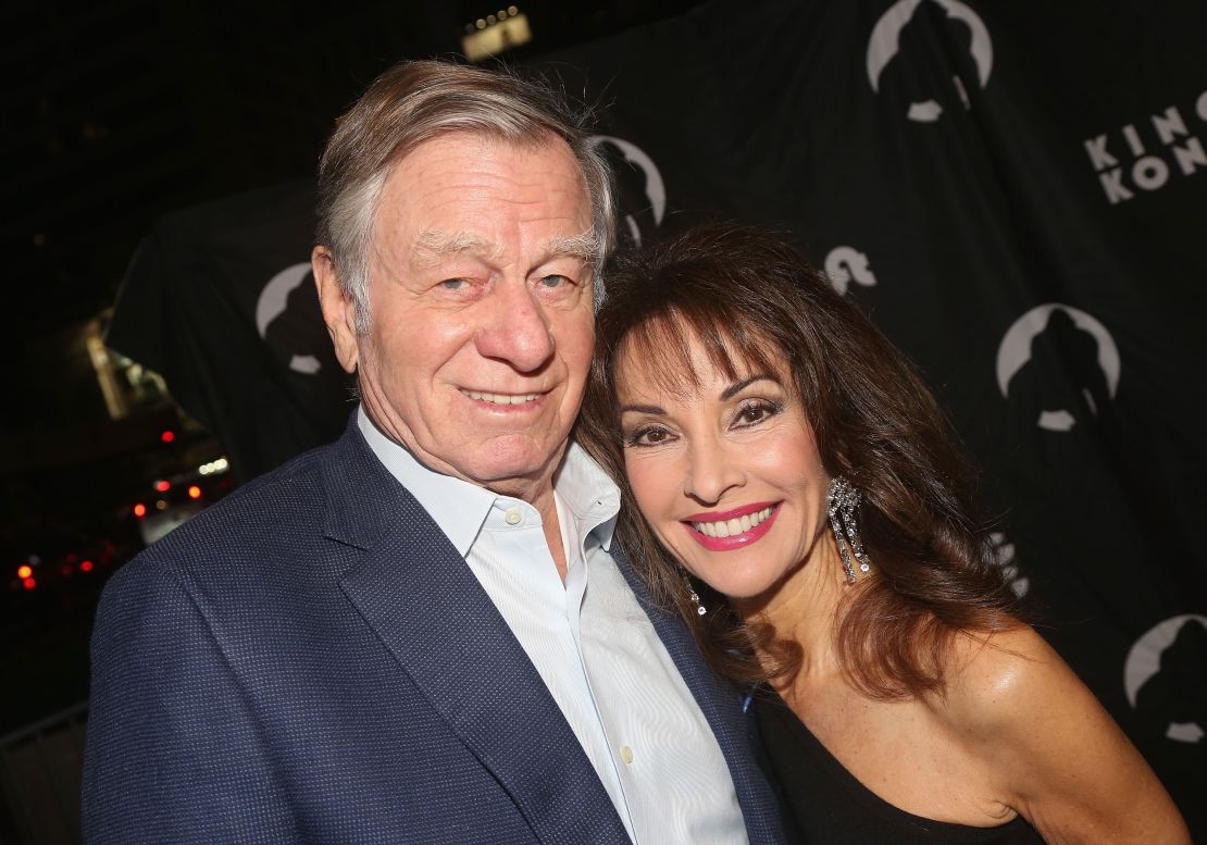 Helmut Huber and Susan Lucci in 2018.