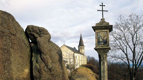 AUSTRIA - CIRCA 2000:  Church St. Thomas am Blasenstein, Muehlviertel, Upper Austria  (Photo by Imagno/Getty Images)