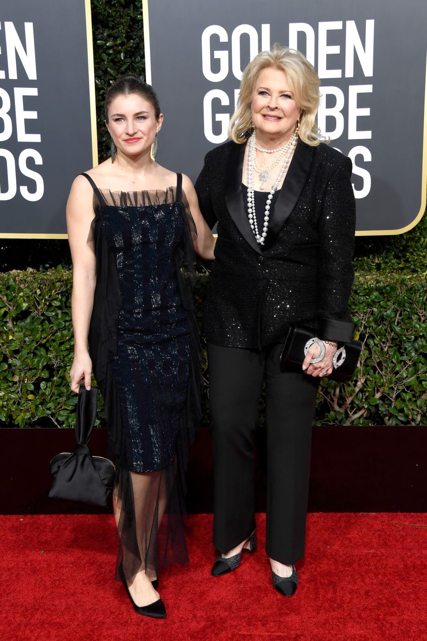 Chloe Malle (L) and Candice Bergen attend the 76th Annual Golden Globe Awards at The Beverly Hilton Hotel on January 6, 2019 in Beverly Hills, California.