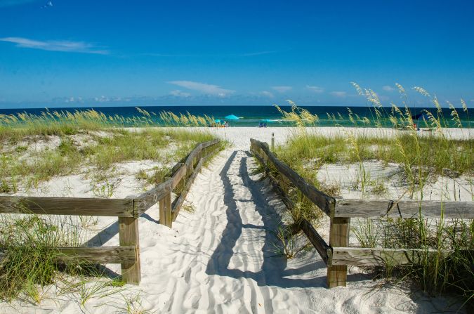 <strong>5. Gulf Islands National Seashore: </strong>This treasure on the Gulf of Mexico occupies various pristine spots in Mississippi and Florida. A footpath here leads to the beach on Perdido Key in Florida.
