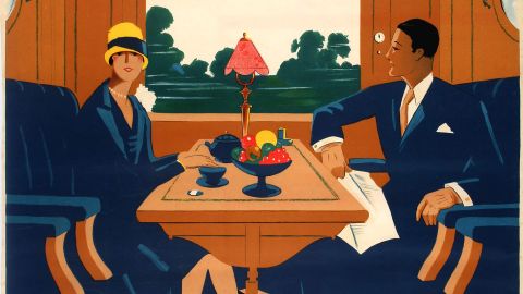 Compagnie Internationale des Wagons-Lits (International Sleeping-Car Company), 1927. Private Collection. (Photo by Fine Art Images/Heritage Images/Getty Images)