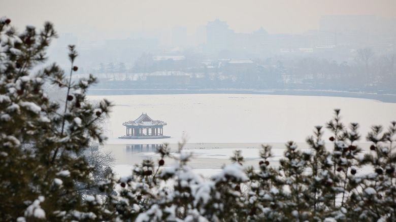 BEIJING - FEBRUARY 13:  A general view of the snow-covered Zhongnanhai, the government compound used by senior Chinese leaders on February 13, 2011 in Beijing, China. Snow fell again in Beijing Saturday night, three days after the city had its first snow this winter. Beijing had its first snow of the winter after 108 days of zero precipitation.  (Photo by Feng Li/Getty Images)