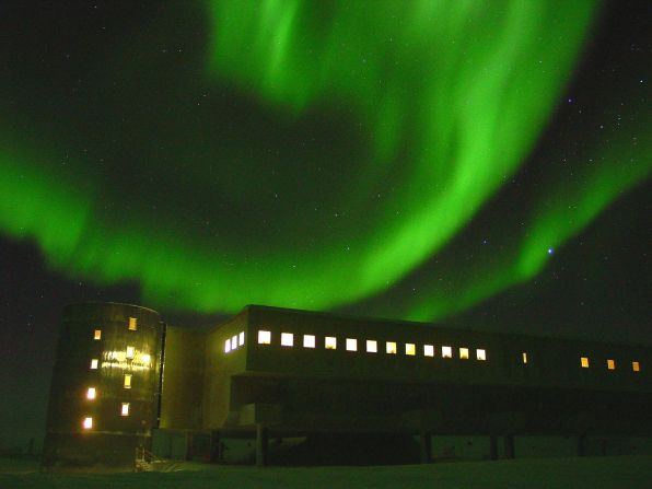 <strong>Southern Lights:</strong> The natural phenomenon is seen over the US-run Amundsen-Scott South Pole station. AFP PHOTO/Jonathan BERRY (Photo credit should read JONATHAN BERRY/AFP via Getty Images)