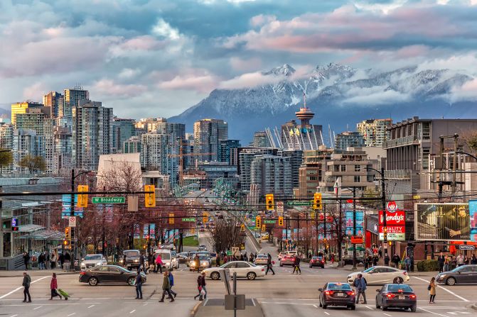 <strong>No. 7: </strong>Canada, Poland and Malta are sitting pretty in seventh place. Vancouver is pictured.