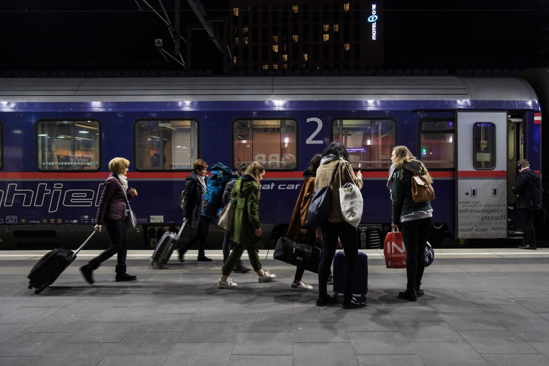 Night trains have been promoted as a more environmentally sustainable alternative to short-haul flights.