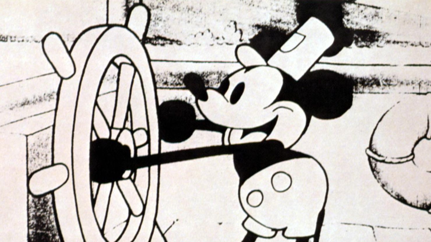 Steamboat Willie, lobbycard, Mickey Mouse, 1928.