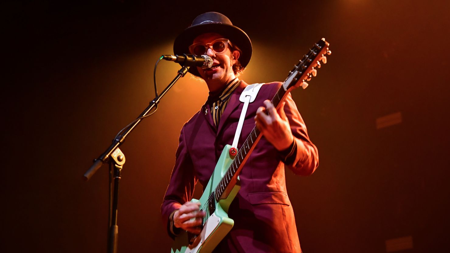 NEW ORLEANS, LOUISIANA - MARCH 29: Aaron Lee Tasjan performs at The Fillmore New Orleans on March 29, 2019 in New Orleans, Louisiana. (Photo by Erika Goldring/Getty Images)