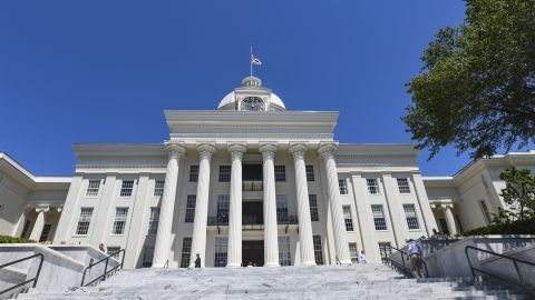 The Alabama State Capitol stands on May 15, 2019 in Montgomery, Alabama. Today Alabama Gov. Kay Ivey signed a near-total ban on abortion into state law. (Photo by Julie Bennett/Getty Images)