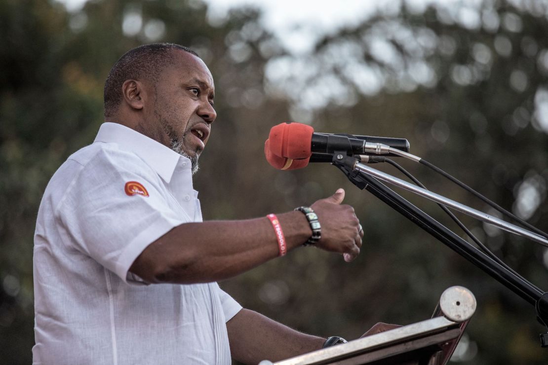 Malawi Vice President Saulos Chilima is seen campaigning in 2019.