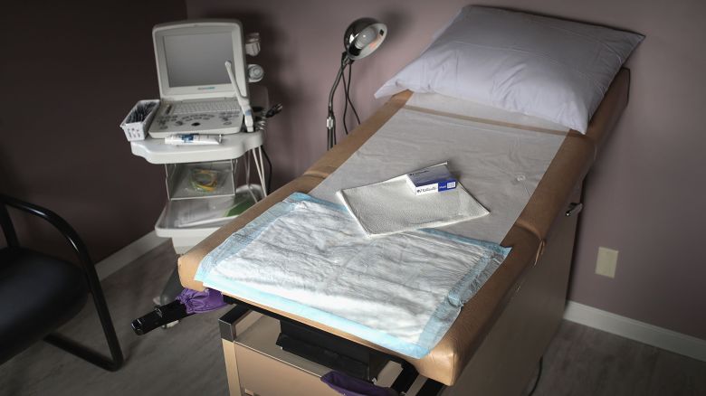 SOUTH BEND, INDIANA - JUNE 19: An ultrasound machine sits next to an exam table in an examination room at Whole Woman's Health of South Bend on June 19, 2019 in South Bend, Indiana. The clinic, which provides reproductive healthcare for women including providing abortions is scheduled to open next week following a nearly two-year court battle. Part of the Texas-based nonprofit Whole Woman's Health Alliance, the clinic will offer medication-induced abortions for women who are up to 10 weeks pregnant.   (Photo by Scott Olson/Getty Images)