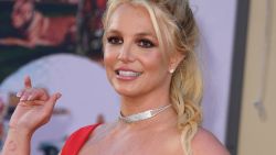 US singer Britney Spears arrives for the premiere of Sony Pictures' "Once Upon a Time... in Hollywood" at the TCL Chinese Theatre in Hollywood, California on July 22, 2019. (Photo by VALERIE MACON / AFP) (Photo by VALERIE MACON/AFP via Getty Images)