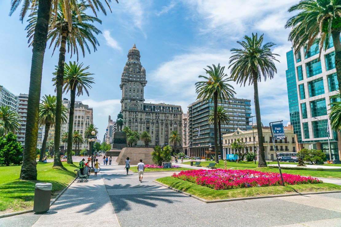 The couple are now happily living in capital city Montevideo.