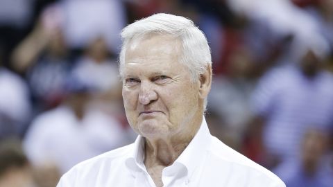 LAS VEGAS, NEVADA - JULY 10: Executive board member Jerry West of the LA Clippers watches the action between the Los Angeles Lakers and the New York Knicks during the 2019 Summer League at the Thomas & Mack Center on July 10, 2019 in Las Vegas, Nevada. NOTE TO USER: User expressly acknowledges and agrees that, by downloading and or using this photograph, User is consenting to the terms and conditions of the Getty Images License Agreement. (Photo by Michael Reaves/Getty Images)