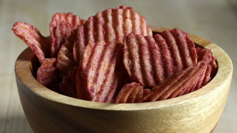 Ketchup potato chips have long been the national snack of Canada, but we can't get them in the United States widely, writes Louisa Chu of the Chicago Tribune. But with Amazon, all things are possible, and so eight Tribune journalists have assembled to taste test the chips blind, writing tasting notes, then scores that determined the final ranking. Here are the results of the great American taste test of Canadian ketchup chips, from worst to best. (E. Jason Wambsgans/Chicago Tribune/Tribune News Service via Getty Images)