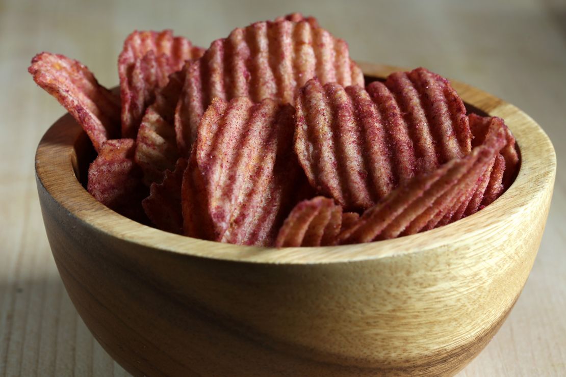 Similar to Flamin' Hot Cheetos, a ketchup chips snack session will leave your fingers stained.