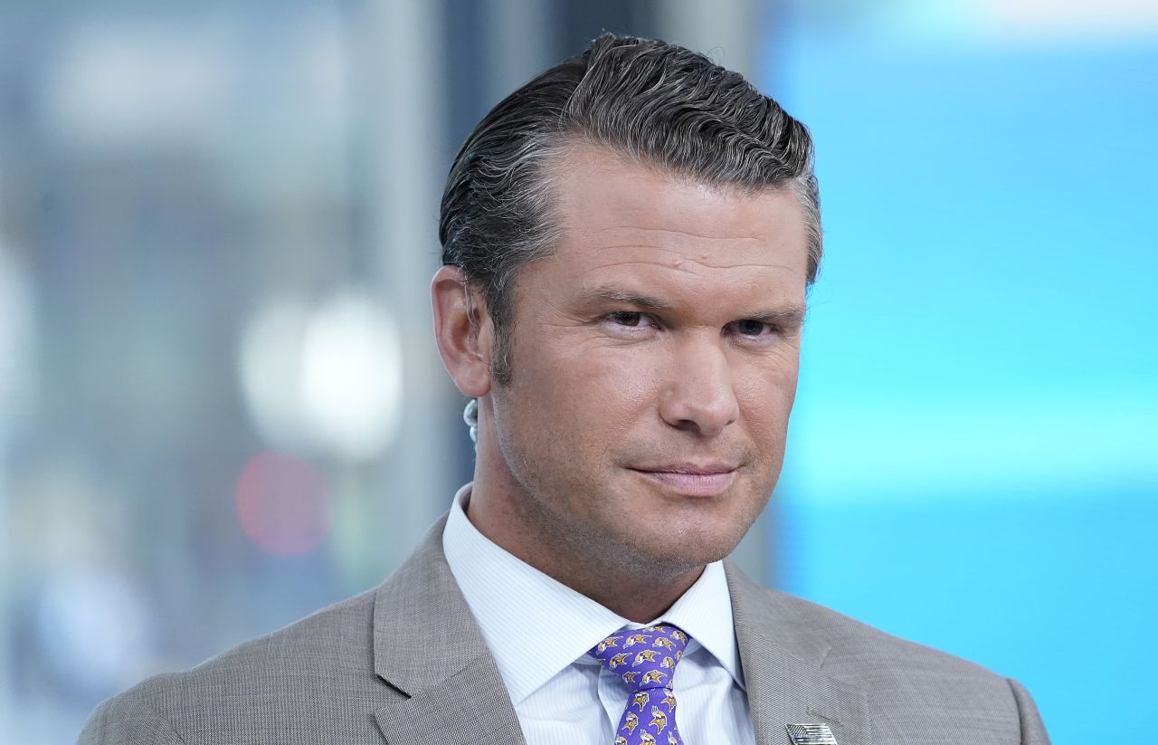 Pete Hegseth appears on  "FOX & Friends" at Fox News Channel Studios on August 09, 2019 in New York.