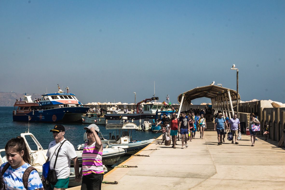 <strong>Alicante: </strong>The island lies a couple of miles offshore from the city of Alicante. Several times a day in high season, ferries shuttle visitors across the narrow stretch of water.