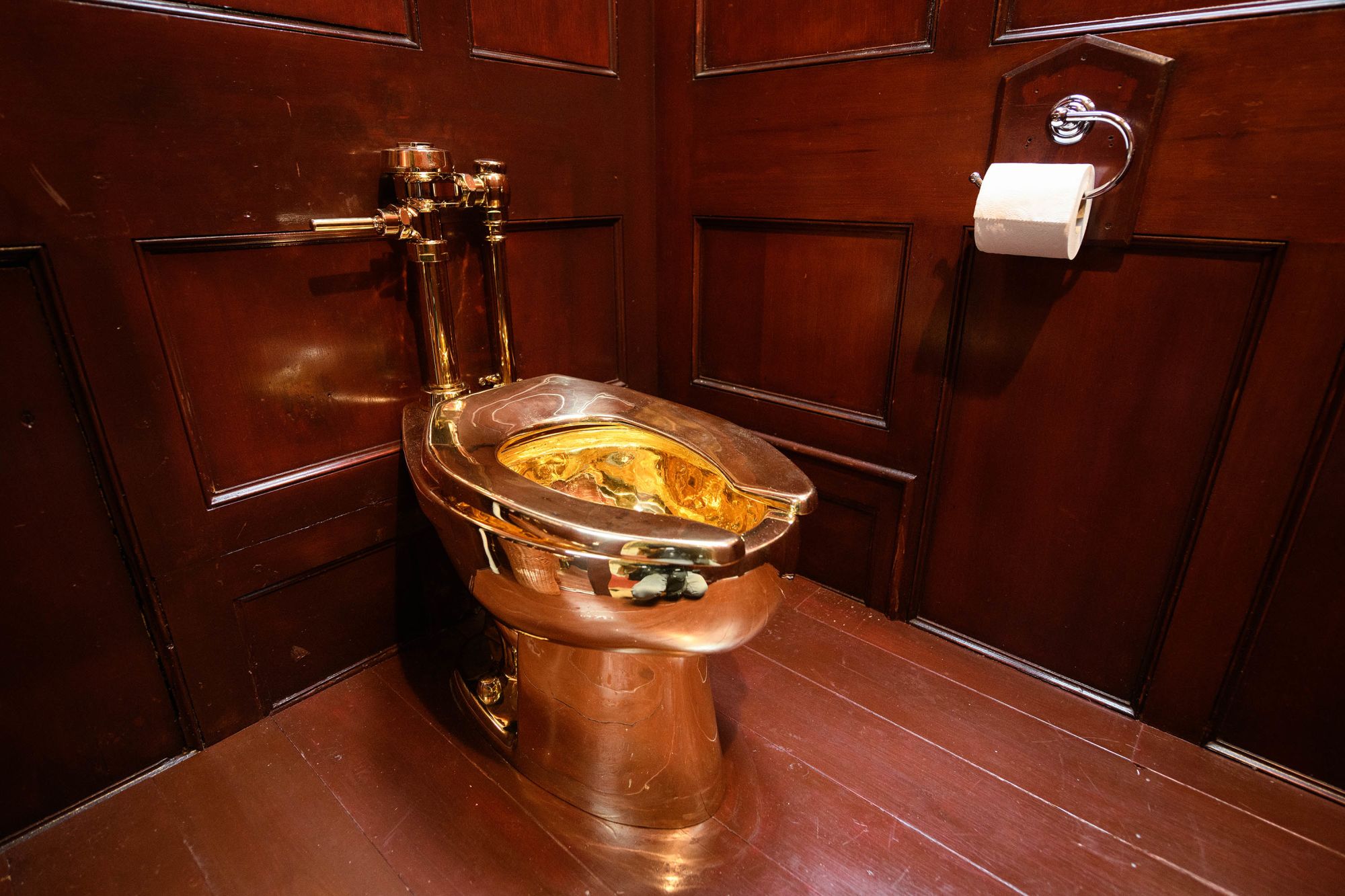 A man has pleaded guilty to stealing a fully-working solid gold toilet created by artist Maurizio Cattelan back in 2019.