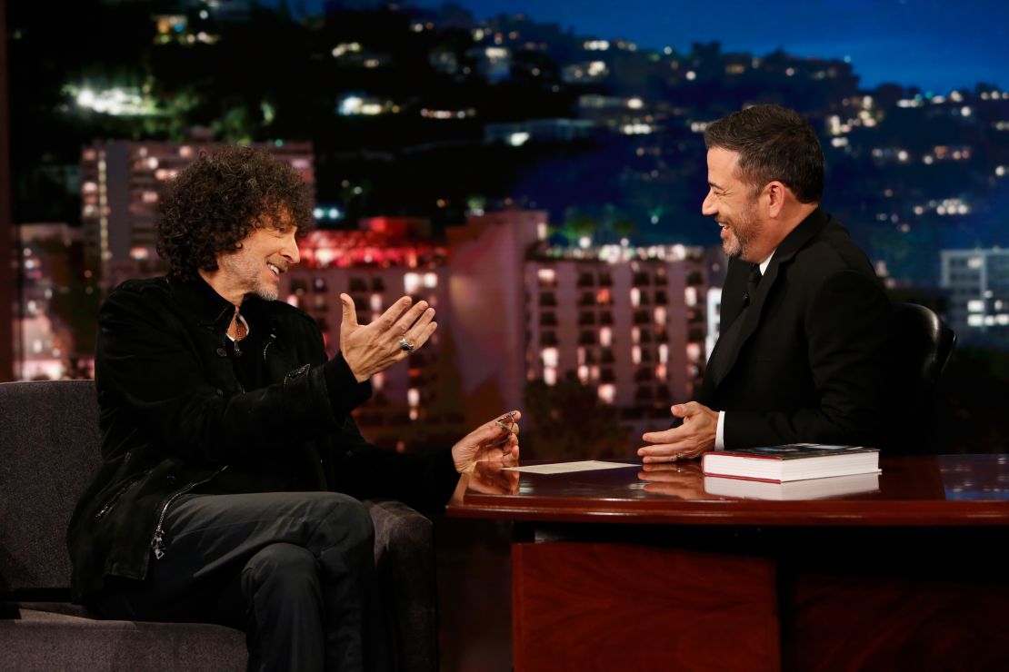 Howard Stern speaks with Jimmy Kimmel on 