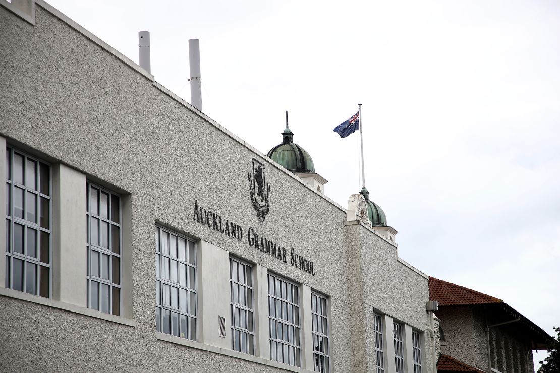 Auckland Grammar School – pictured on September 19, 2019 in Auckland, New Zealand – is where Gray teaches as a PE teacher.