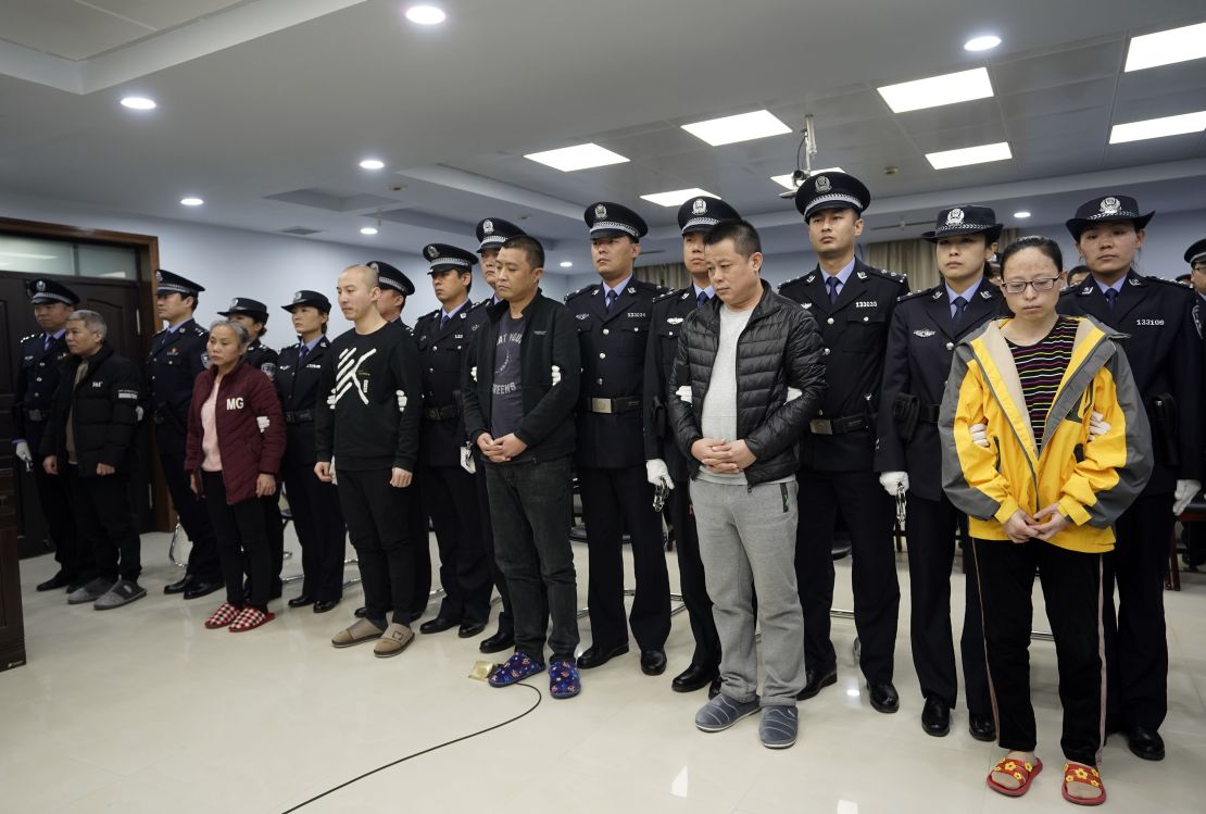 Nine people were sentenced for producing and trafficking fentanyl at a court in north China's Hebei Province in 2019, following a collaborative law enforcement effort between the US and China.