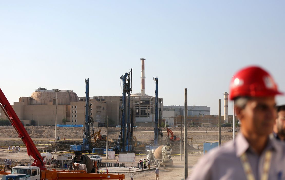 The groundbreaking ceremony of the Bushehr Nuclear Power Plant in Bushehr, Iran, on November 10, 2019.