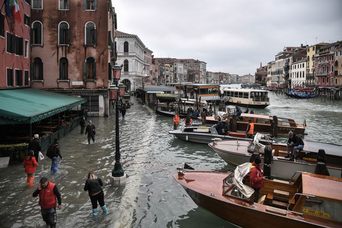 An exceptionally high tide in November 2019 underlined that Venice is at the mercy of the sea.