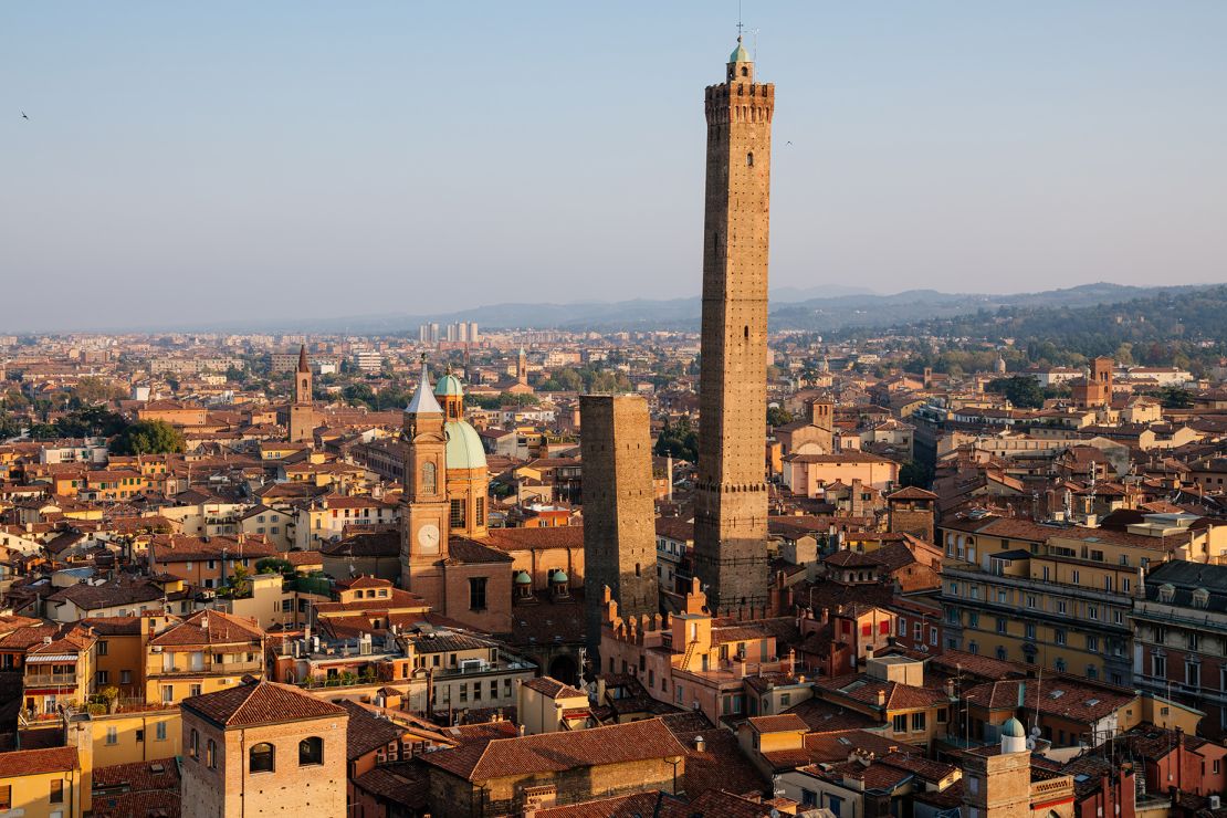 The towers in Bologna date to the 12th century.