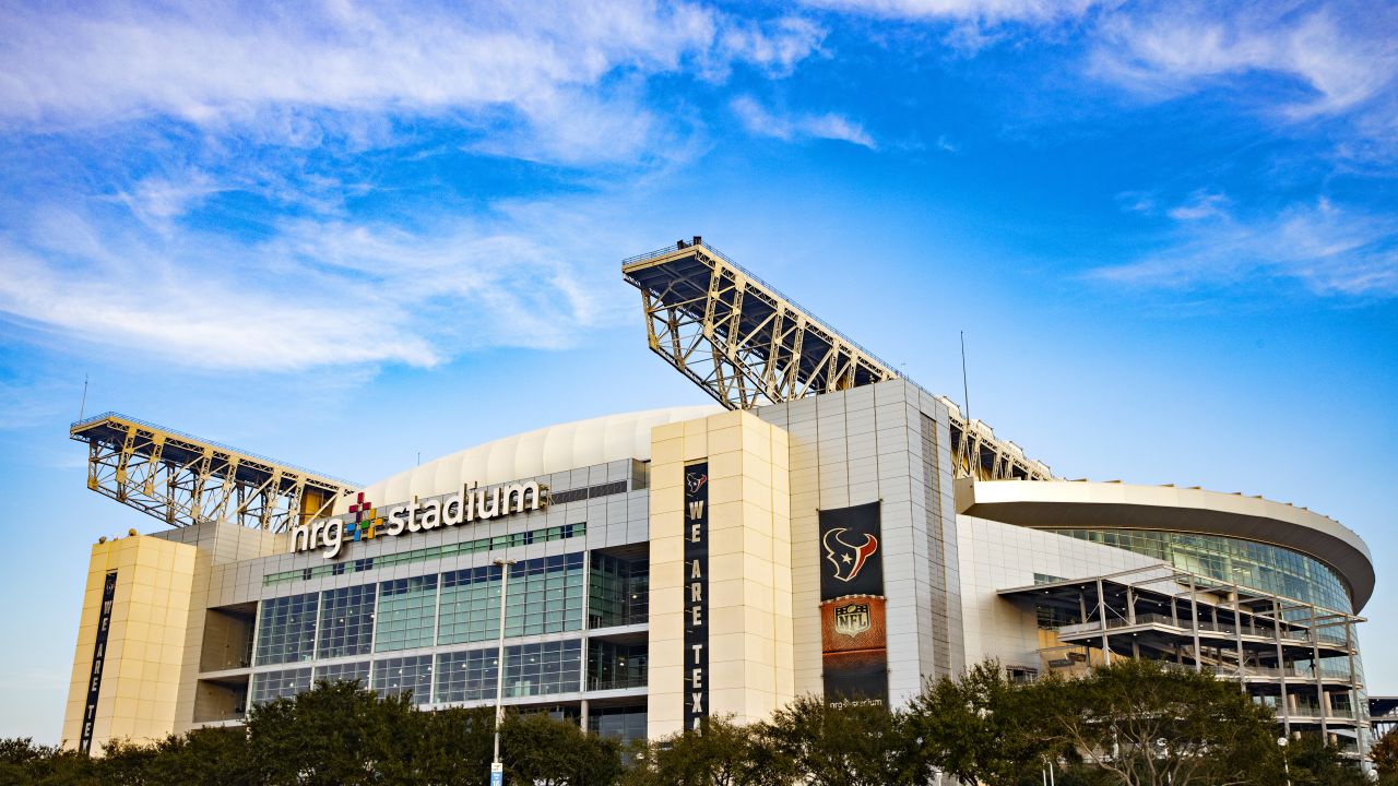 HOUSTON, TX - DECEMBER 8:  Exterior view of NRG Stadium, home of the Houston Texans, before a game against the Denver Broncos at NRG Stadium on December 8, 2019 in Houston, Texas.   (Photo by Wesley Hitt/Getty Images)