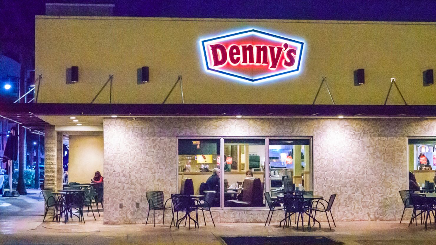 A Denny's restaurant in Miami Beach, Florida.