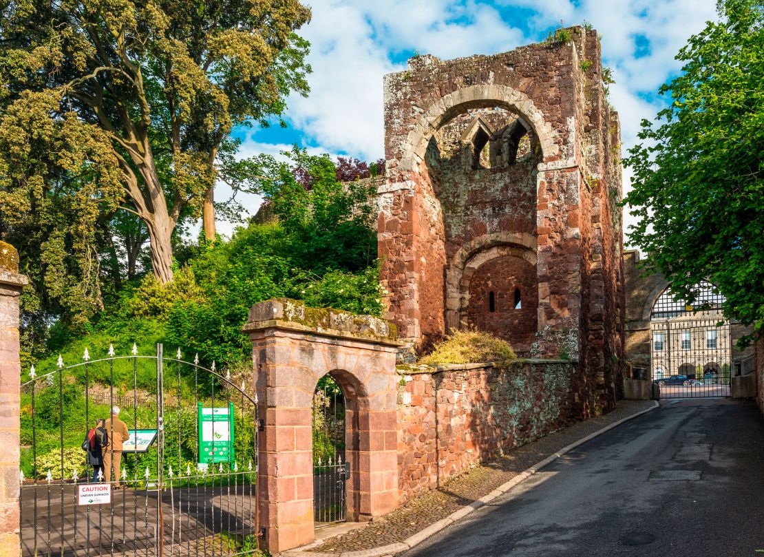 Desde 1996, una placa rinde homenaje a Molland en el castillo de Exeter, donde fue condenada a muerte. (Education Images/Universal Images Group/Getty Images)