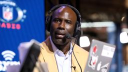 MIAMI, FLORIDA - JANUARY 31: Former NFL player Terrell Davis speaks onstage during day 3 of SiriusXM at Super Bowl LIV on January 31, 2020 in Miami, Florida. (Photo by Cindy Ord/Getty Images for SiriusXM )