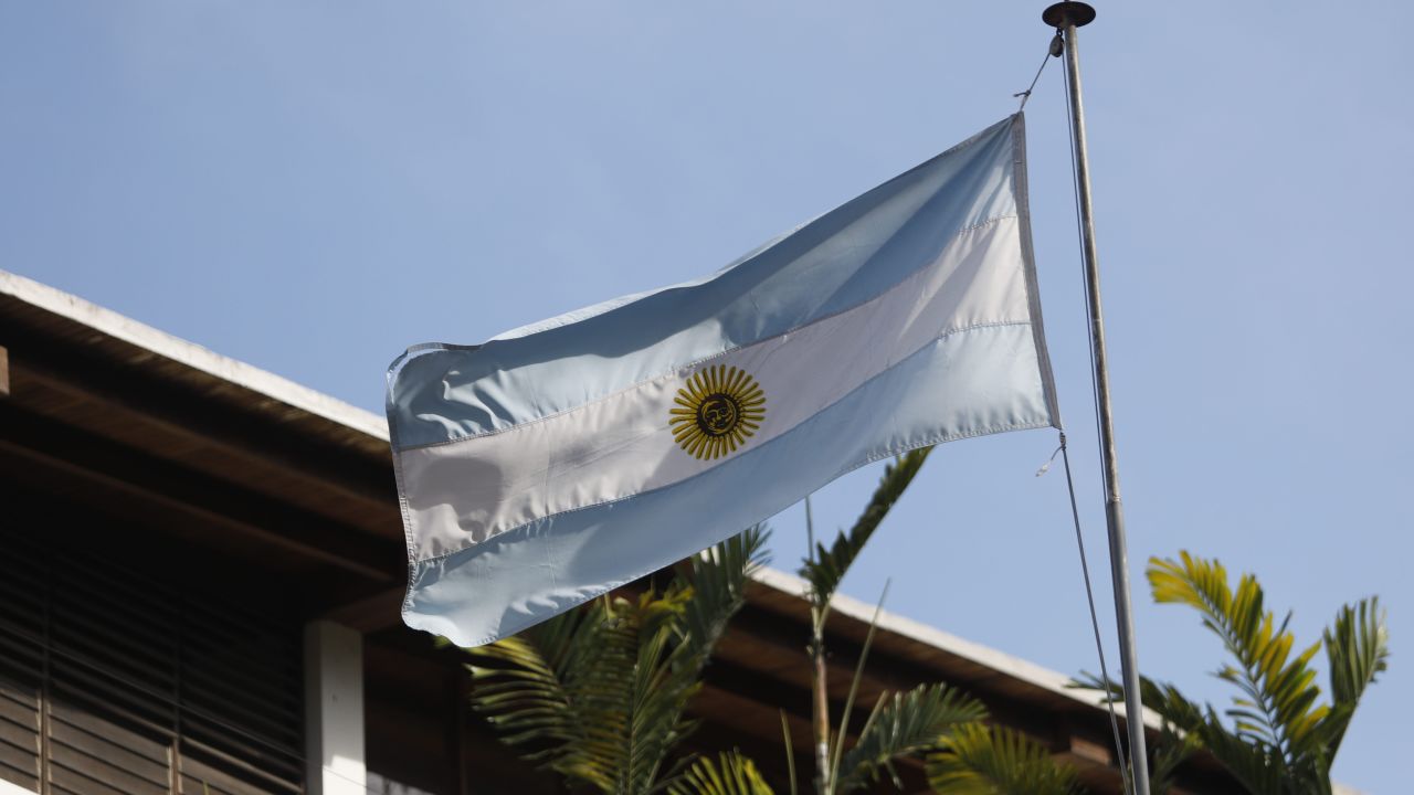 CARACAS, VENEZUELA - MARCH 16: Residence Hall of the Embassy of the Republic of Argentina in the city of Caracas on March 16, 2020 in Caracas, Venezuela. The head of Argentine Business in Venezuela in charge of the Embassy, Eduardo Porreti, is in asylum in the Residence of the embassy in Caracas for contracting the COVID-19 , as confirmed by sources at the Palacio San Martin in Caracas. The embassy in Caracas is completely closed for security measures. Caracas and six states are under quarantine. Government had previously banned flights to and from Europe, Colombia, Panama and the Dominican Republic. Venezuela confirmed 17 cases but reported no deaths. It's devastated public health system raises the international alarm about whether Maduro's government is in a position to control the spread. Use of security masks is mandatory in Subways and trains. (Photo by Leonardo Fernandez Viloria/Getty Images)