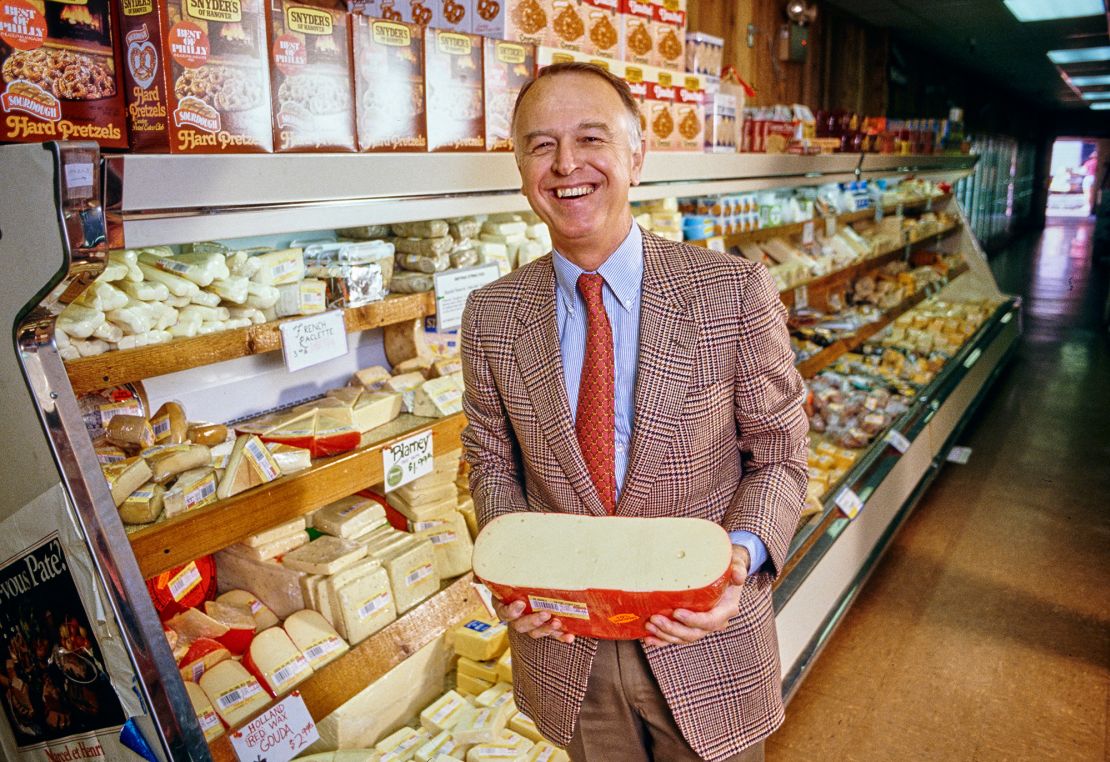 Trader Joe's founder Joe Coulombe, pictured here at a store in Huntington Beach, California in 1986.