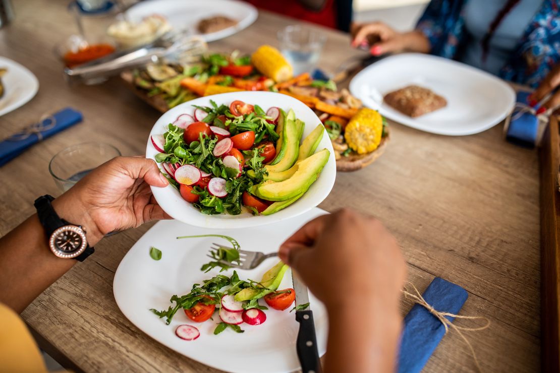 Avoiding ultraprocessed foods and eating more fruits and vegetables such as a fresh salad is one way to combat the risk of developing diabetes.