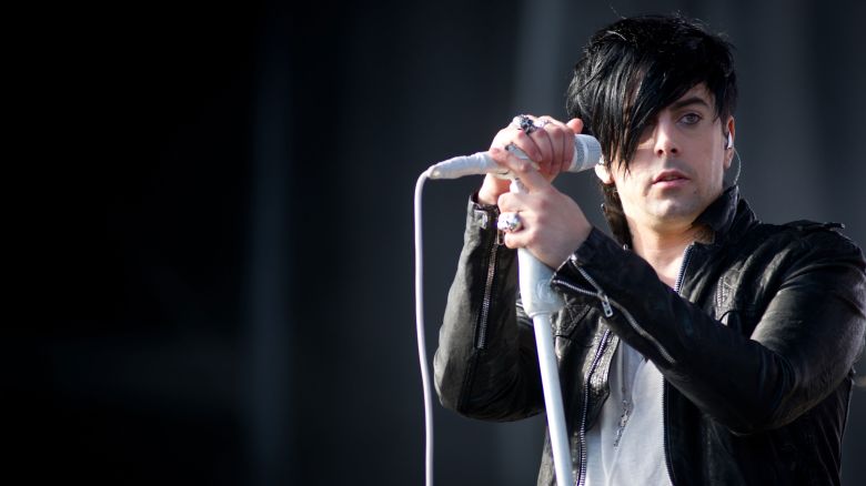 LONDON, ENGLAND - AUGUST 20: Ian Watkins of 'Lostprophets' performs  performs live on the V stage during day 1 of the V Festival in Hylands Park on August 20, 2011 in Chelmsford, United Kingdom. (Photo by Ian Gavan/Getty Images)