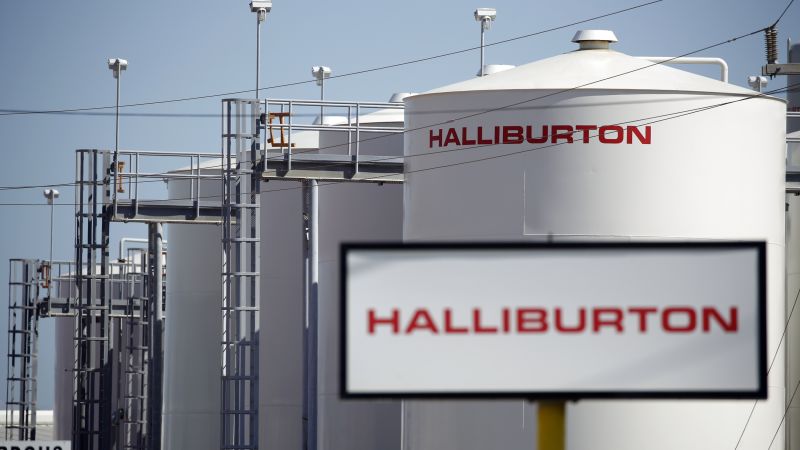 Петролният гигант Halliburton заяви в сряда че се бори с