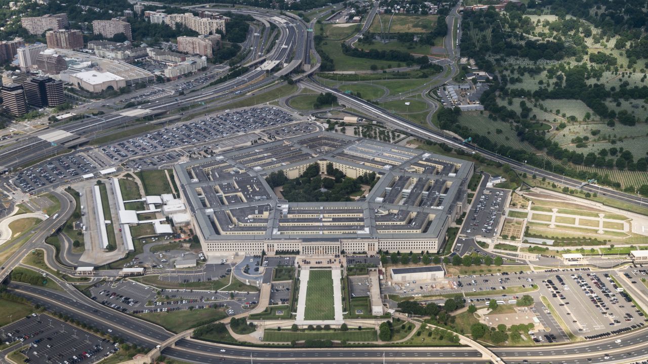 Aerial view of the Pentagon on Tuesday, June 30, 2020.