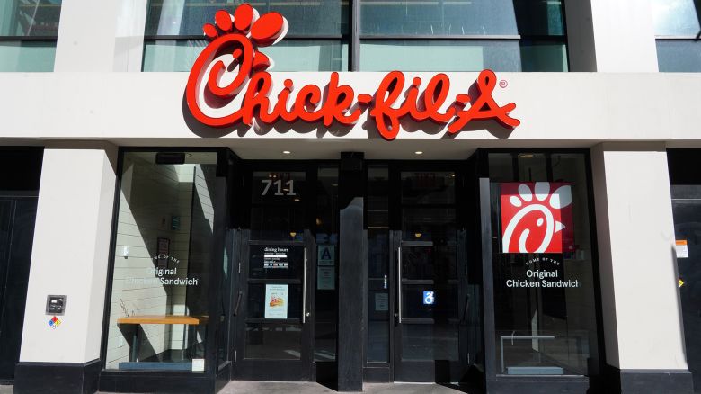 NEW YORK, NEW YORK - MAY 12: An exterior view of Chick-fil-A during the coronavirus pandemic on May 12, 2020 in New York City. COVID-19 has spread to most countries around the world, claiming over 292,000 lives with over 4.3 million infections reported. (Photo by Cindy Ord/Getty Images)
