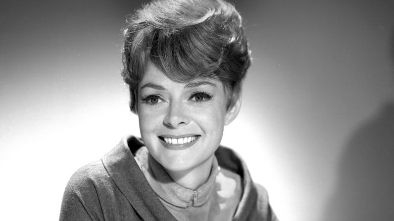 LOS ANGELES - JUNE 16: Portrait of actress, June Lockhart, who plays Maureen Robinson on the TV show, LOST IN SPACE. Image dated June 16, 1965. (Photo by CBS via Getty Images)