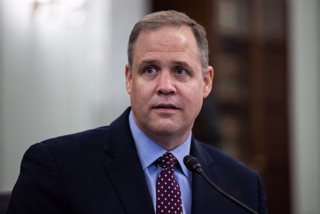 Former NASA Administrator Jim Bridenstine testifies before a Senate committee on Capitol Hill in Washington, DC, on September 30, 2020.