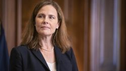 WASHINGTON, DC - OCTOBER 21: Supreme Court nominee Judge Amy Coney Barrett meets with U.S. Sen. James Lankford (R-OK) on October 21, 2020 in Washington, DC. President Donald Trump nominated Barrett to replace Justice Ruth Bader Ginsburg after her death. (Photo by Sarah Silbiger-Pool/Getty Images)