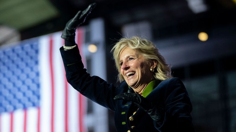 Jill Biden urges Americans ‘to choose good over evil’ in the election