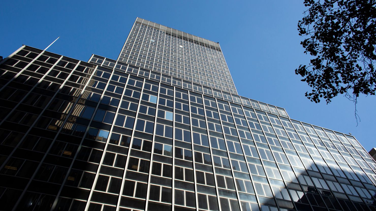 The former world headquarters of Pfizer in New York’s Midtown will be converted into roughly 1,500 new rental apartments. The former Pfizer office is seen here on November 9, 2020.