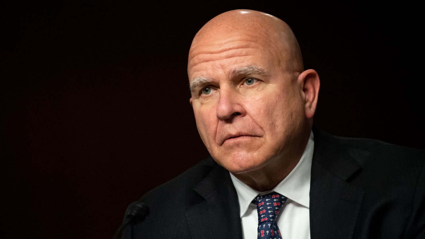 Former National Security Advisor Herbert Raymond McMaster attends the Senate Armed Services Committee hearing on Global Security Challenges and Strategy in Washington on Tuesday, March 2, 2021.