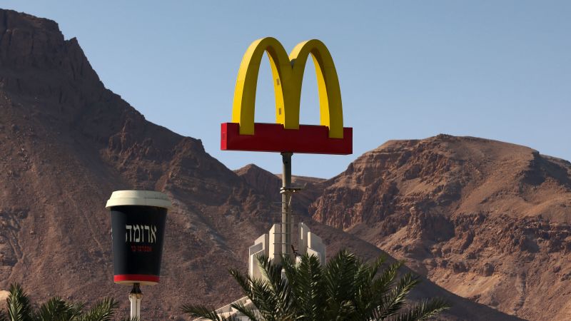 Read more about the article McDonald’s buys all of its Israeli franchise restaurants amid damage from Middle East turmoil – CNN